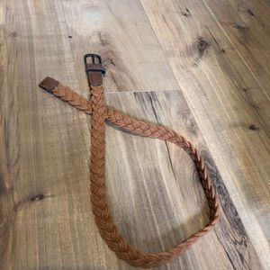 Tan braided belt